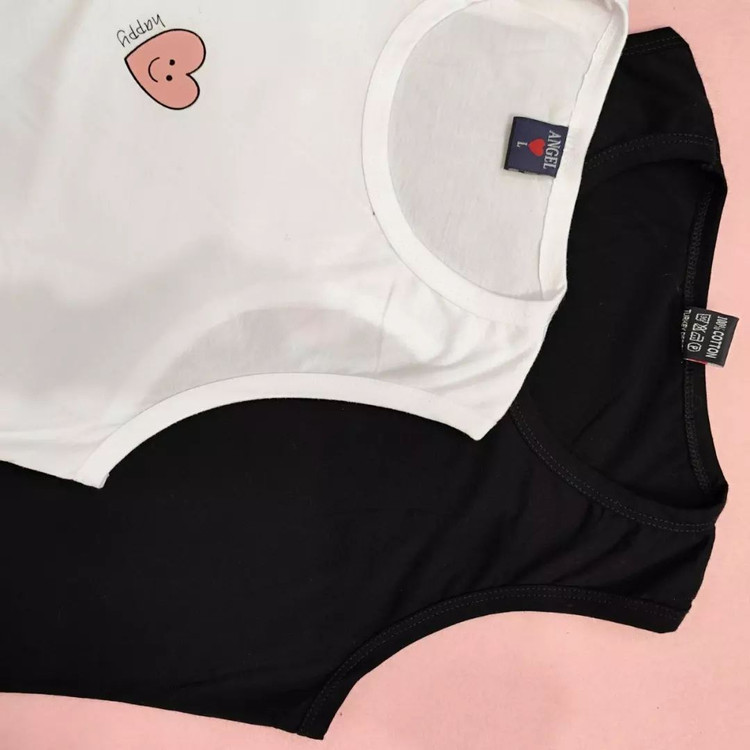 تاپ حلقه ای نخ پنبه دخترانه