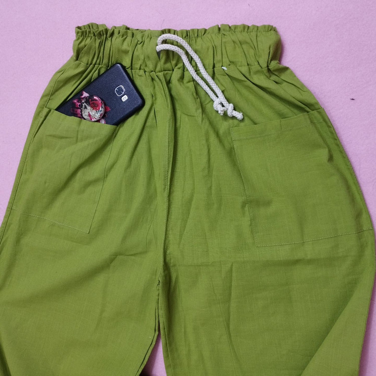 شلوار لینن دخترانه