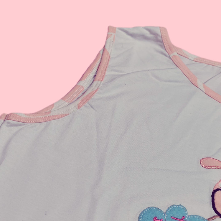 خرید و قیمت ست تاپ و شورتک سفید دخترانه