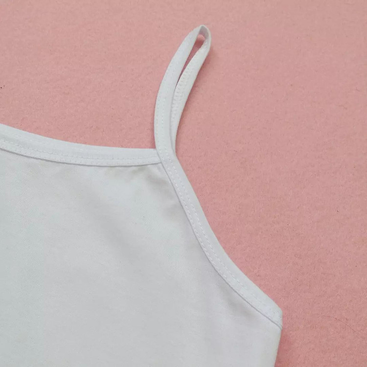 تاپ نخ پنبه زنانه سفید