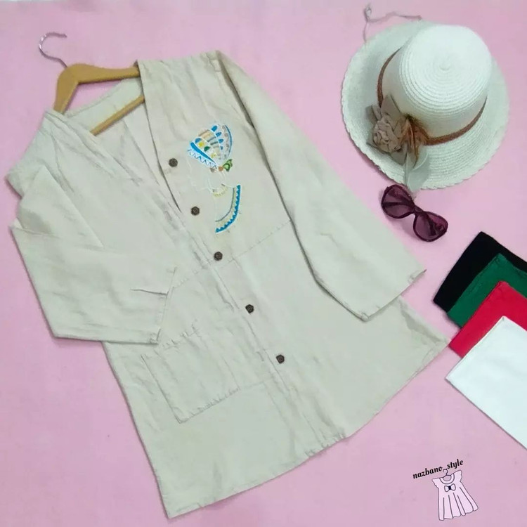 خرید مانتو الیاف طبیعی زنانه