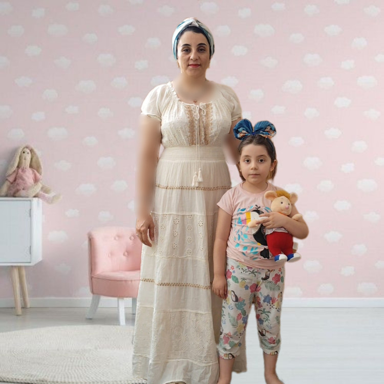 پیراهن آستین کوتاه خامه دوزی هندی