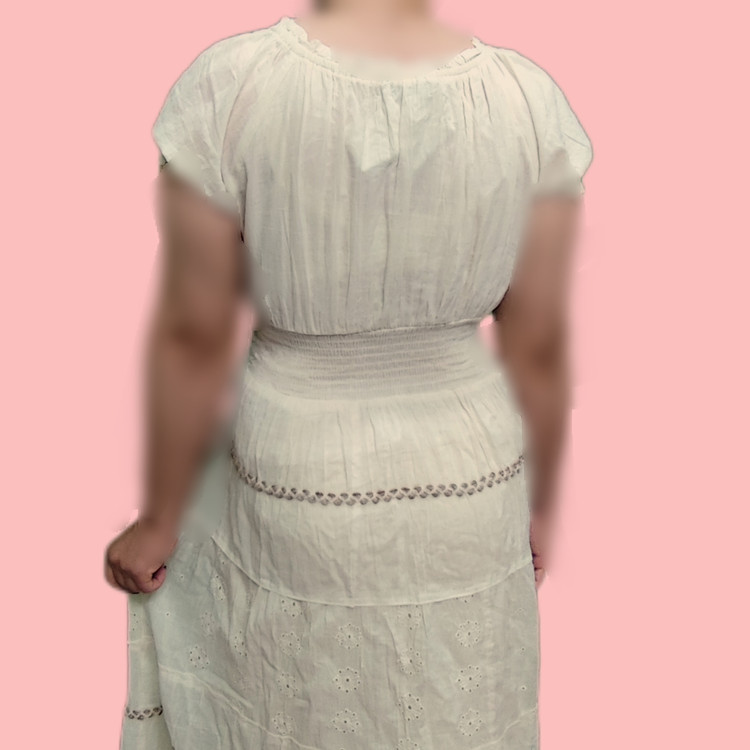 پیراهن بلند آستردار