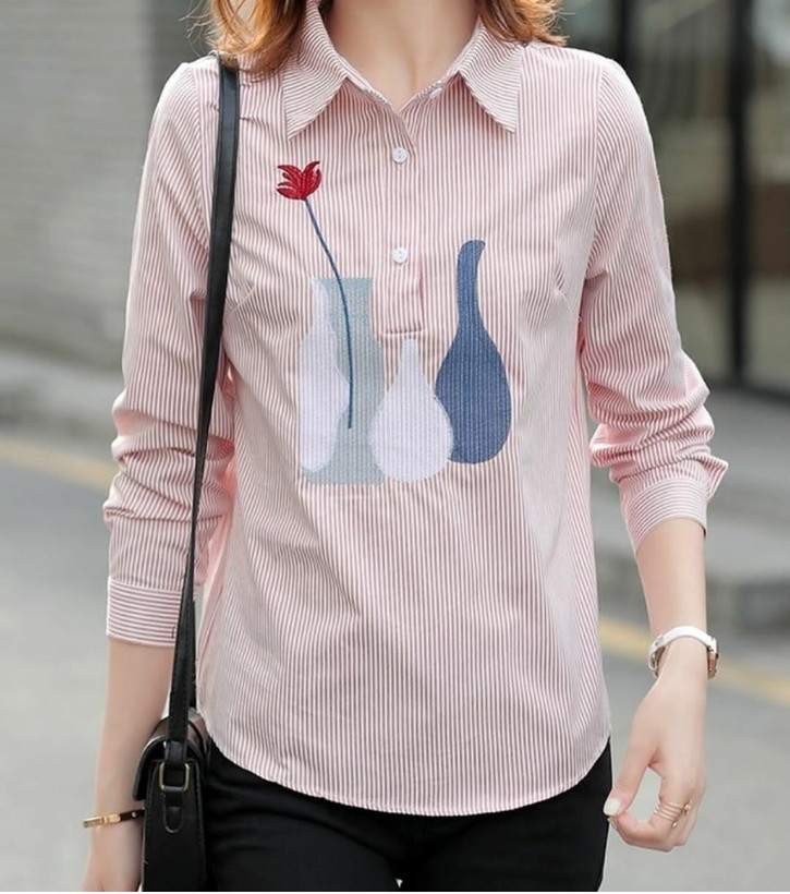 شومیز مجلسی اسپرت آستین بلند دخترانه