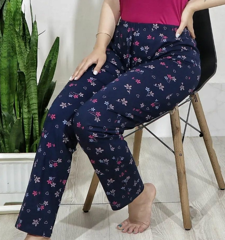 شلوار راحتی زنانه نخ پنبه