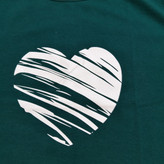 کراپ نخ پنبه طرح قلب آنجل