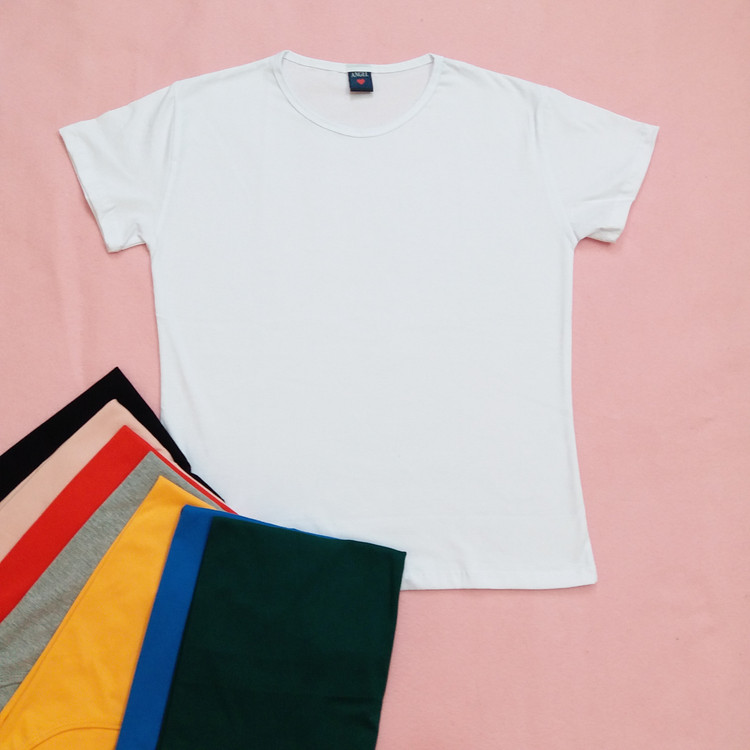 تیشرت ساده نخ پنبه دخترانه