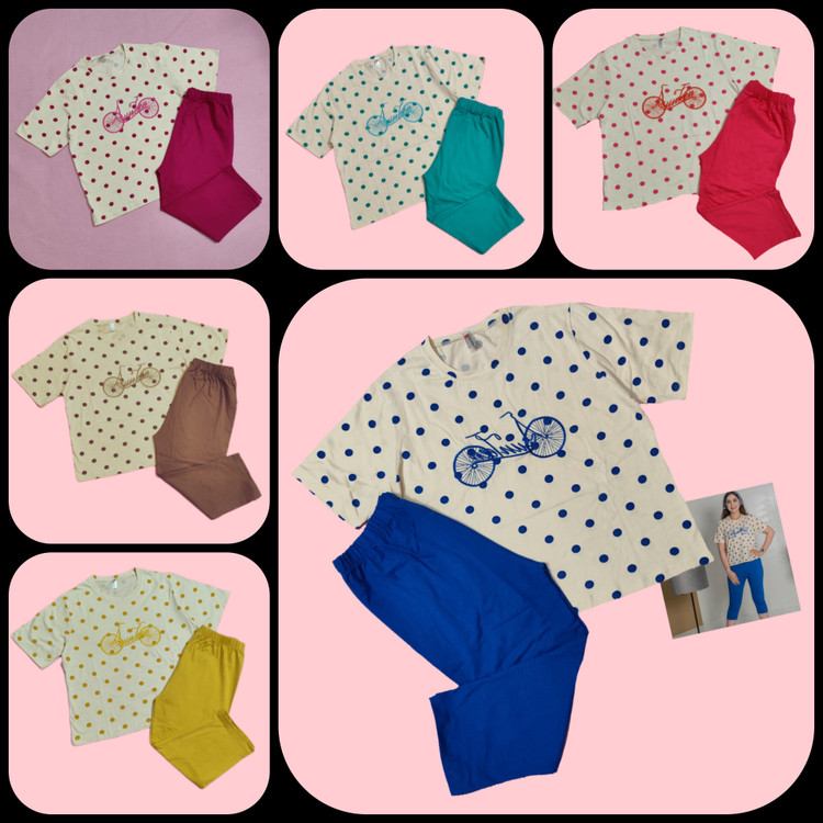 قیمت ست کراپ شلوارک نخ پنبه زنانه