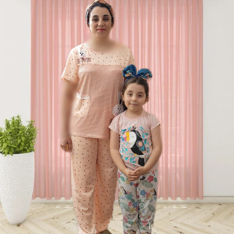 ست تیشرت و شلوار دخترانه