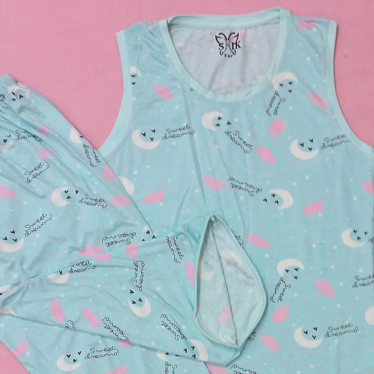 تاپ شلوارک ویسکوز طرح دار