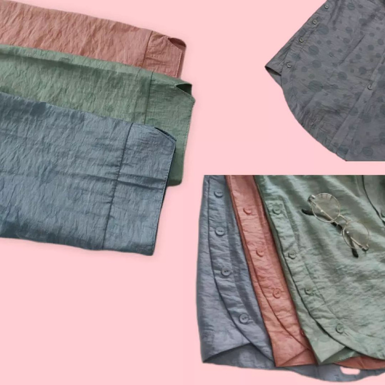 تونیک مانتویی آستین بلند