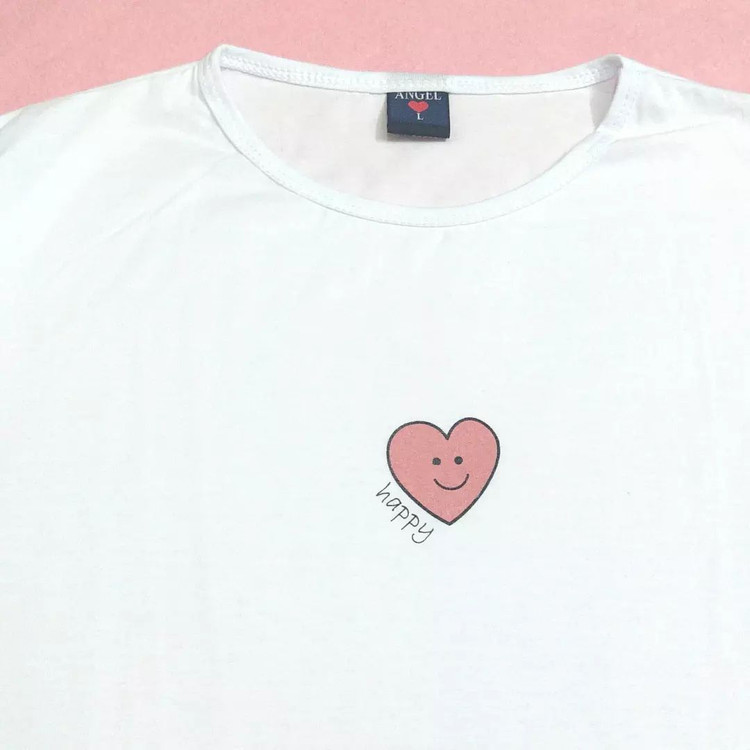 تیشرت نخ پنبه سفید