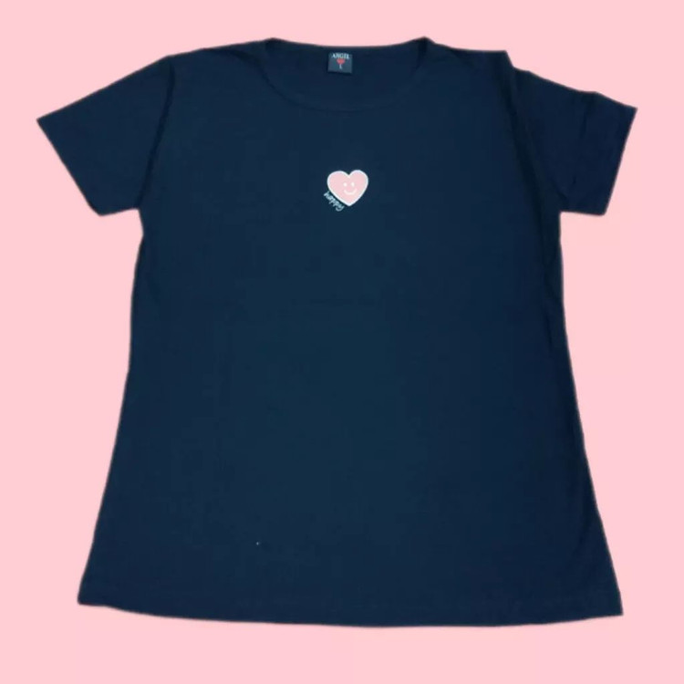 تیشرت نخ پنبه سرمه ای