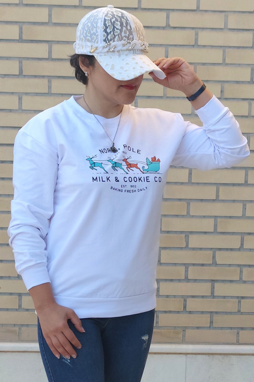 دورس نخ پنبه گلکسی (کش)زنانه دخترانه سفید