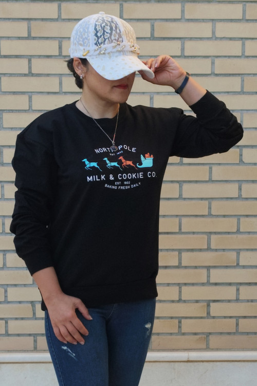 دورس نخ پنبه گلکسی (کش)زنانه دخترانه مشکی