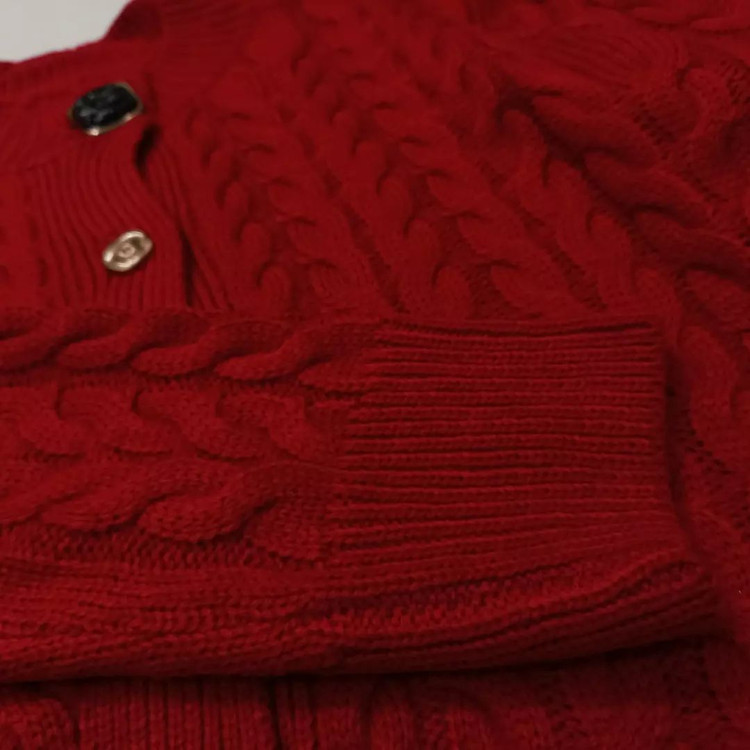 ژاکت بافت دکمه دار