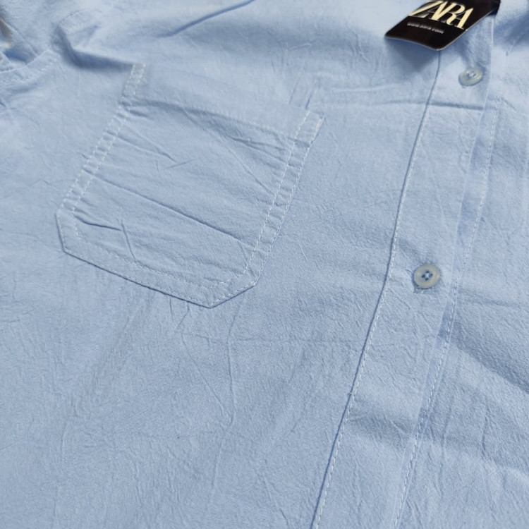 شومیز کنفی جیب دار