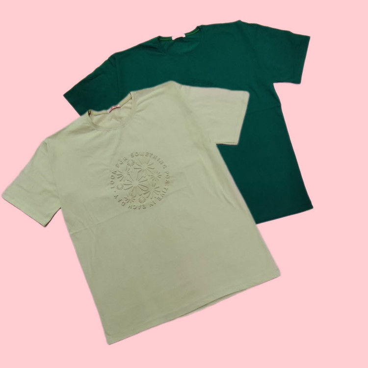 تیشرت لانگ چاپ داغی