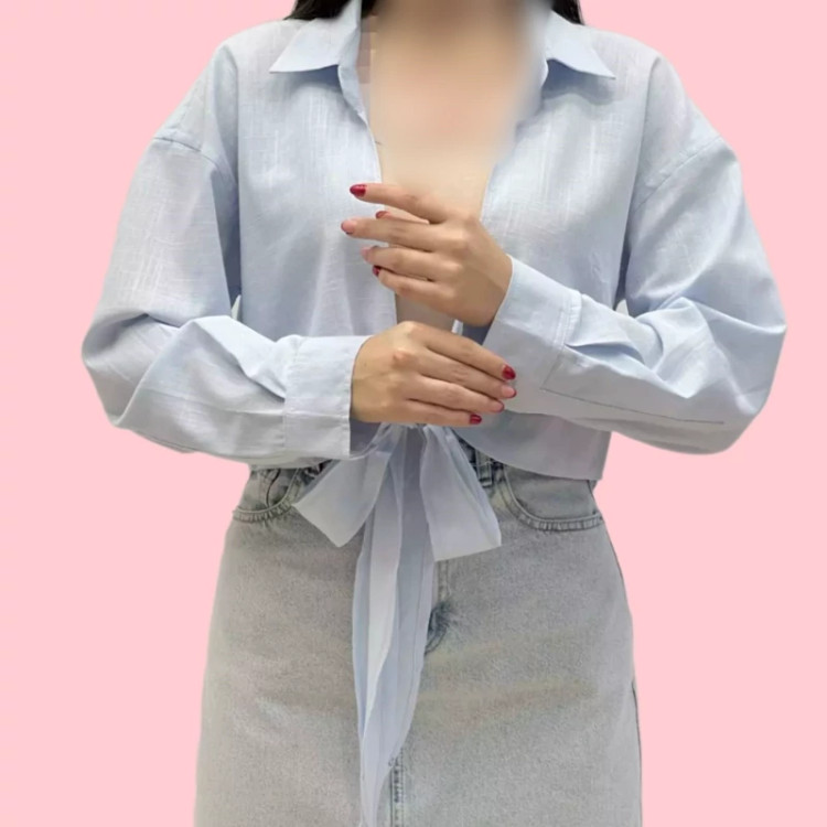 رویه لینن گره ای آبی