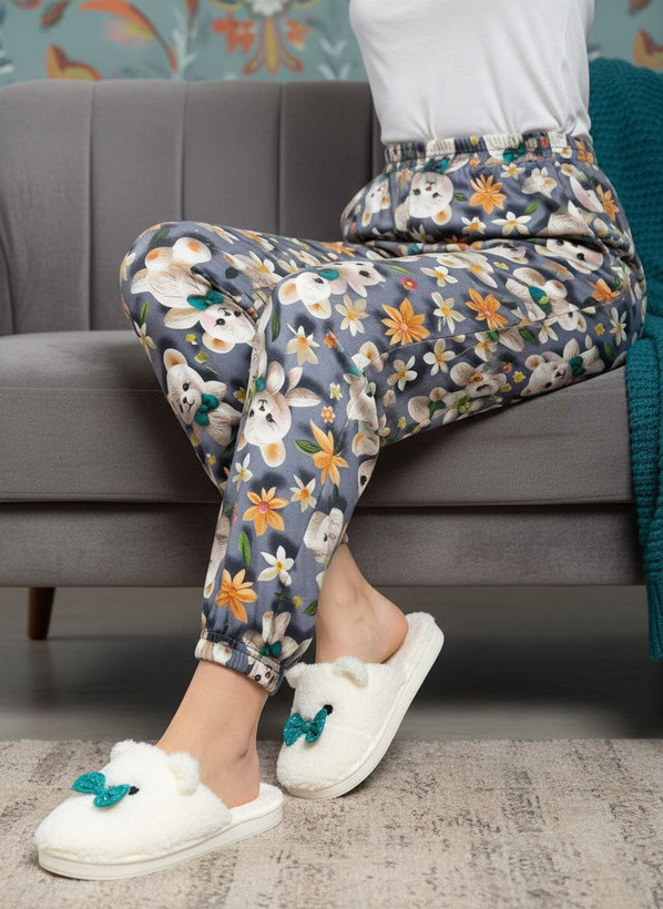 شلوار مخمل سه بعدی گرم