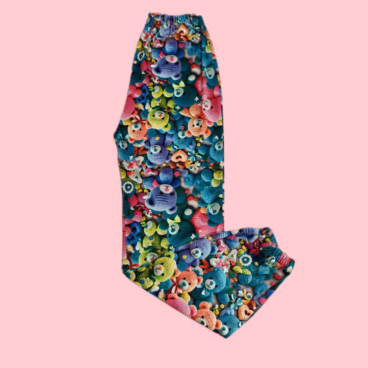 شلوار مخمل زنانه طرحدار