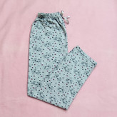 شلوار راحتی نخ پنبه ملانژ طرح گربه
